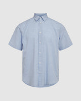 minimum male Eric 9802 Shirt Short Sleeved Shirt 1630M Hydrangea Melange