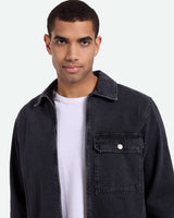 minimum male Everest 3813 Jacket Denim Jacket 999 Black