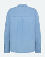 minimum female Fern denim shirt 4147 Long Sleeved Shirt 1001 Light Blue