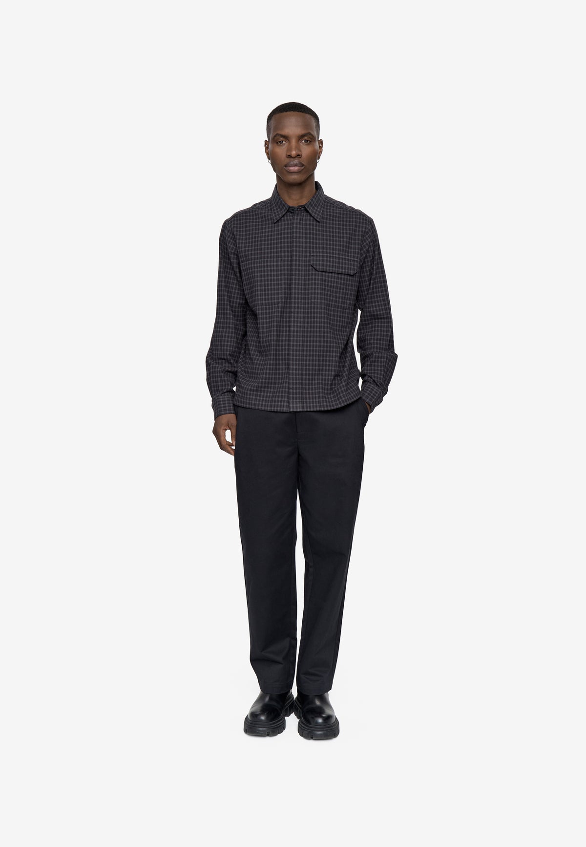 minimum male Fletcher rlx shirt 4849 Overshirt 999 Black