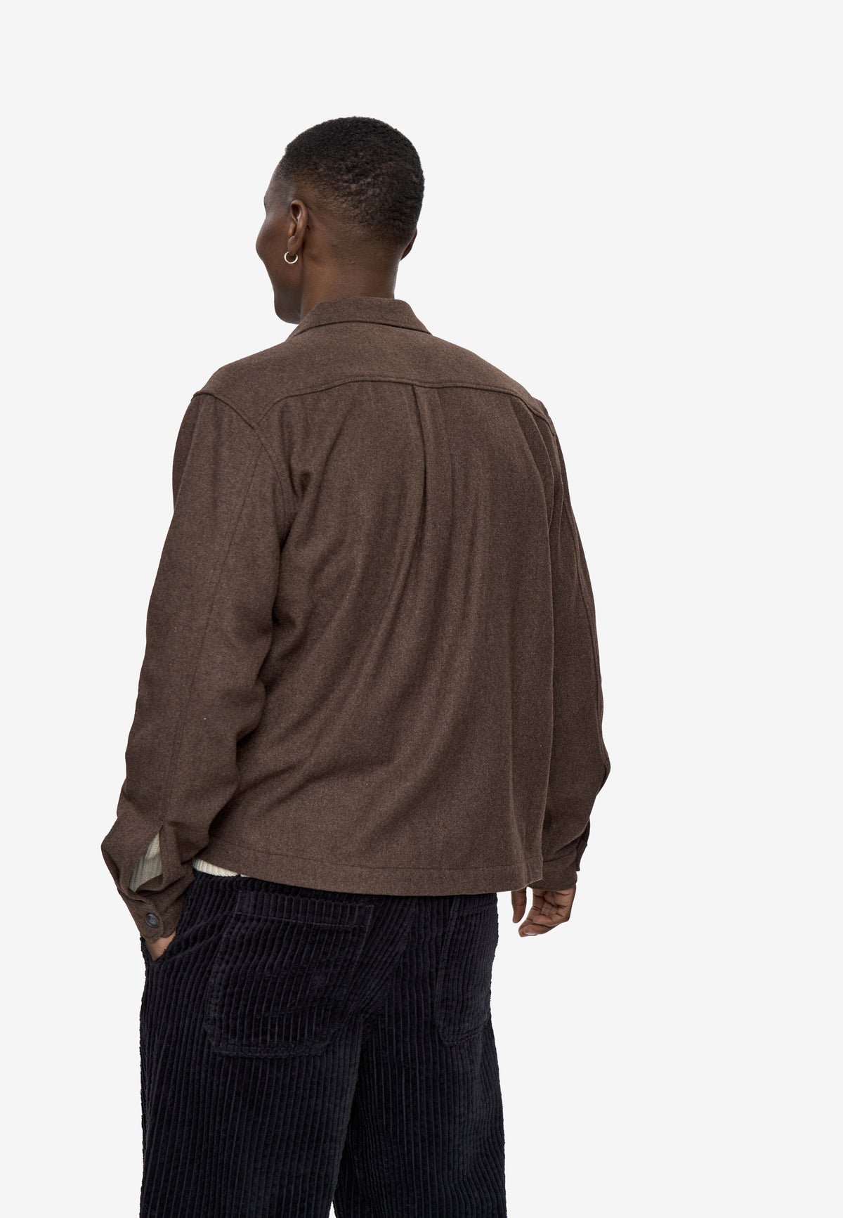 minimum male Fletcher rlx shirt 4887 Overshirt 0812 Turkish Coffee