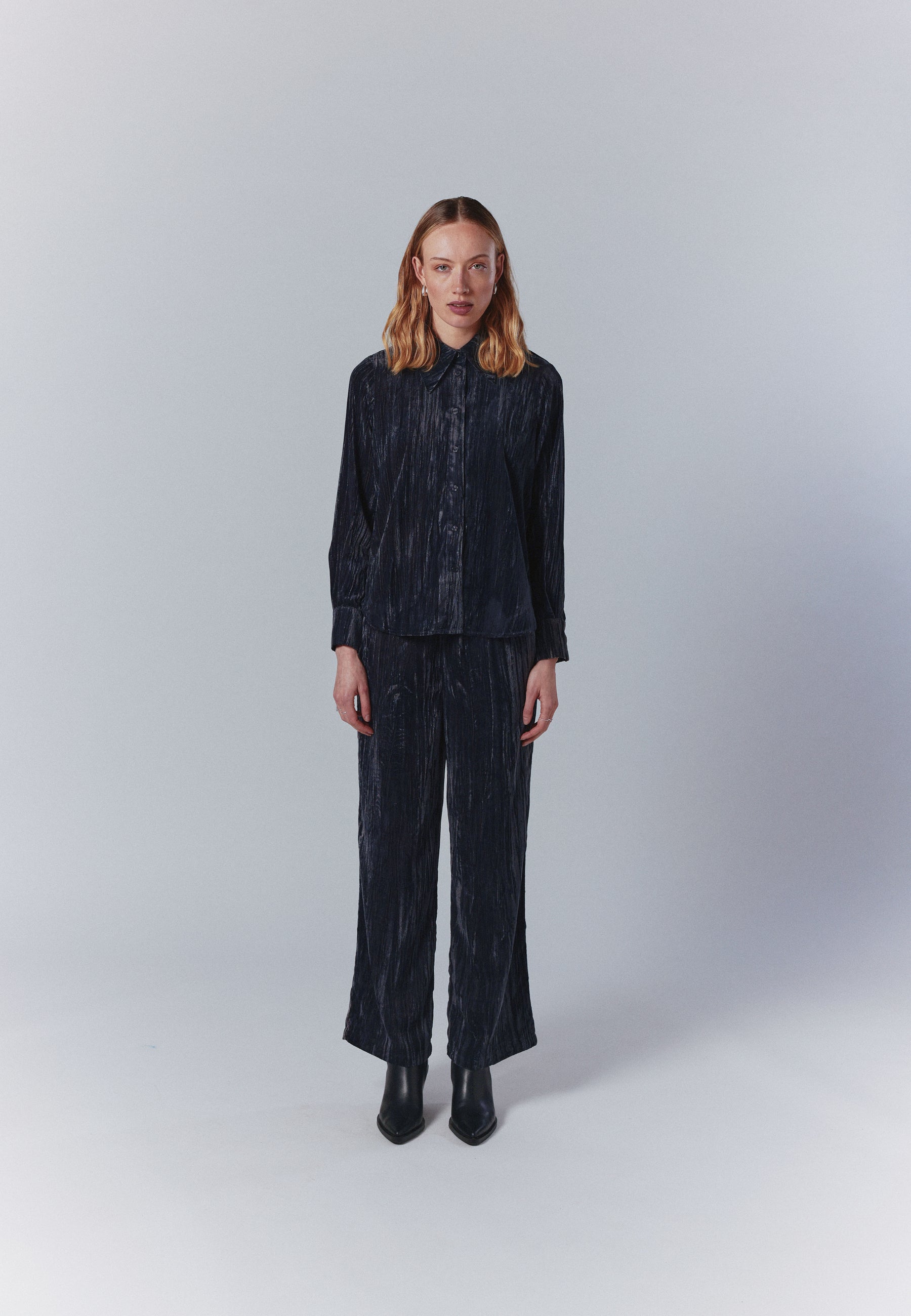 minimum female Gaby shirt 4511 Long Sleeved Shirt 0510 Castor Gray