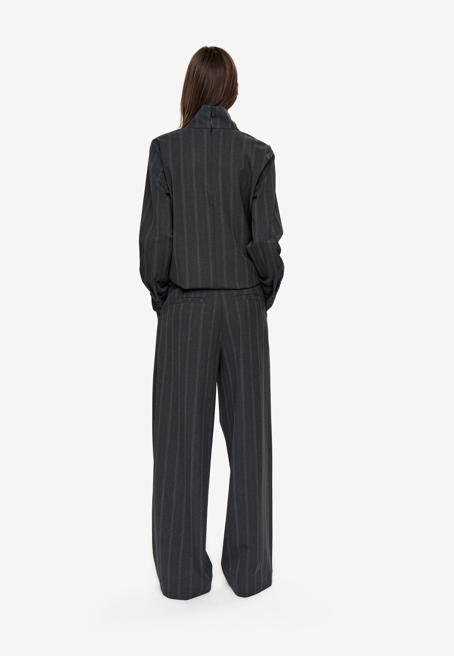 minimum female Gertrud mw wide pants 4764 Casual Pants 1912 Volcanic Ash
