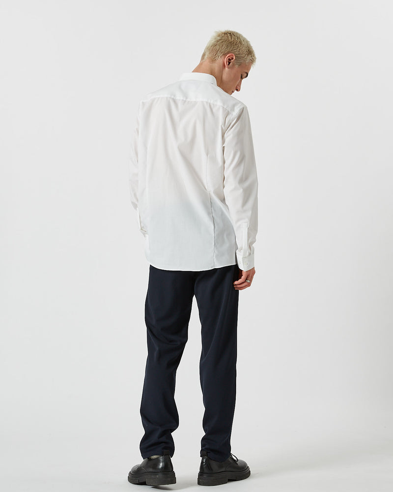 minimum male Halls 9790 Shirt Long Sleeved Shirt 000 White