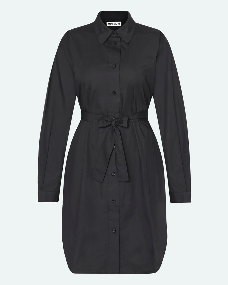 minimum female Hannah shirt-dress 4238 Midi Dress 999 Black