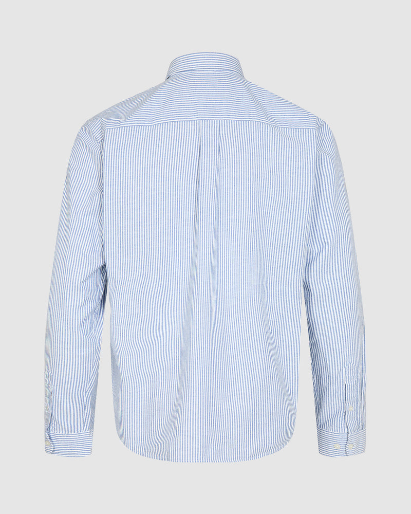 minimum male Harvard 2.0 9339 Shirt Long Sleeved Shirt 687 Navy Blazer