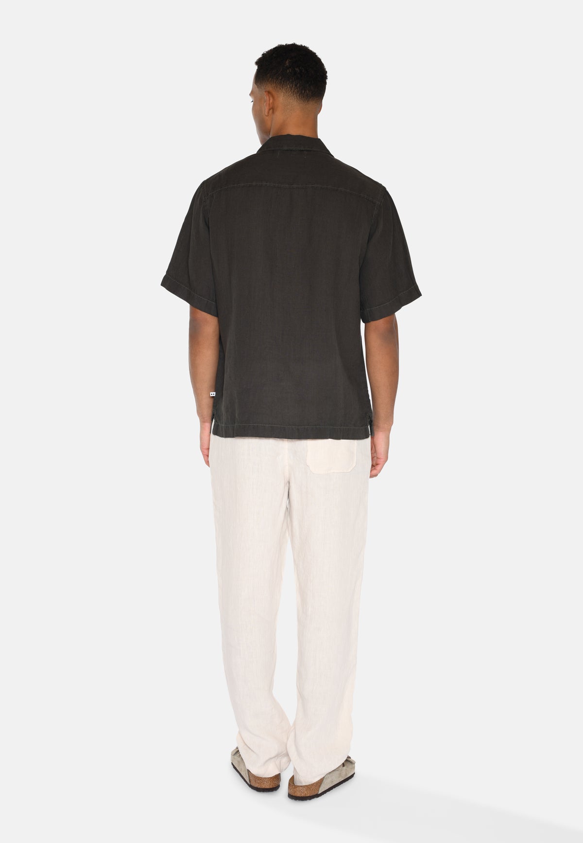 minimum male Hayden Shirt 4385 Short Sleeved Shirt 4006 Caviar