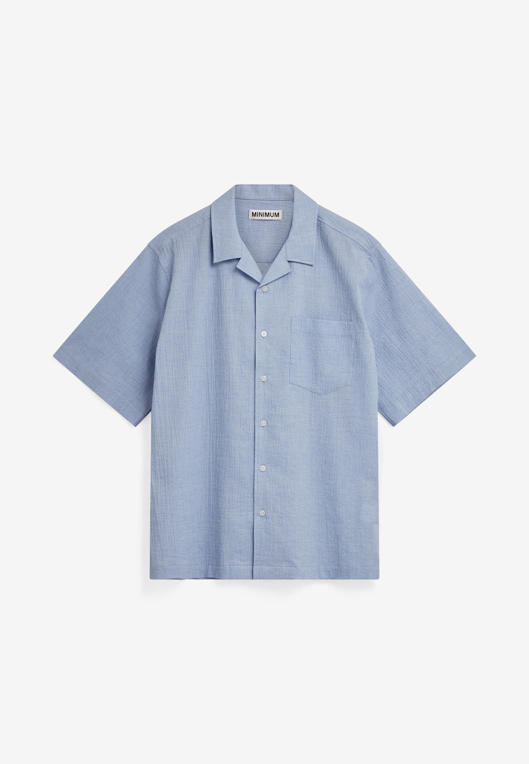 minimum male Hayden reg ss shirt 4664 Short Sleeved Shirt 4127 Heritage blue