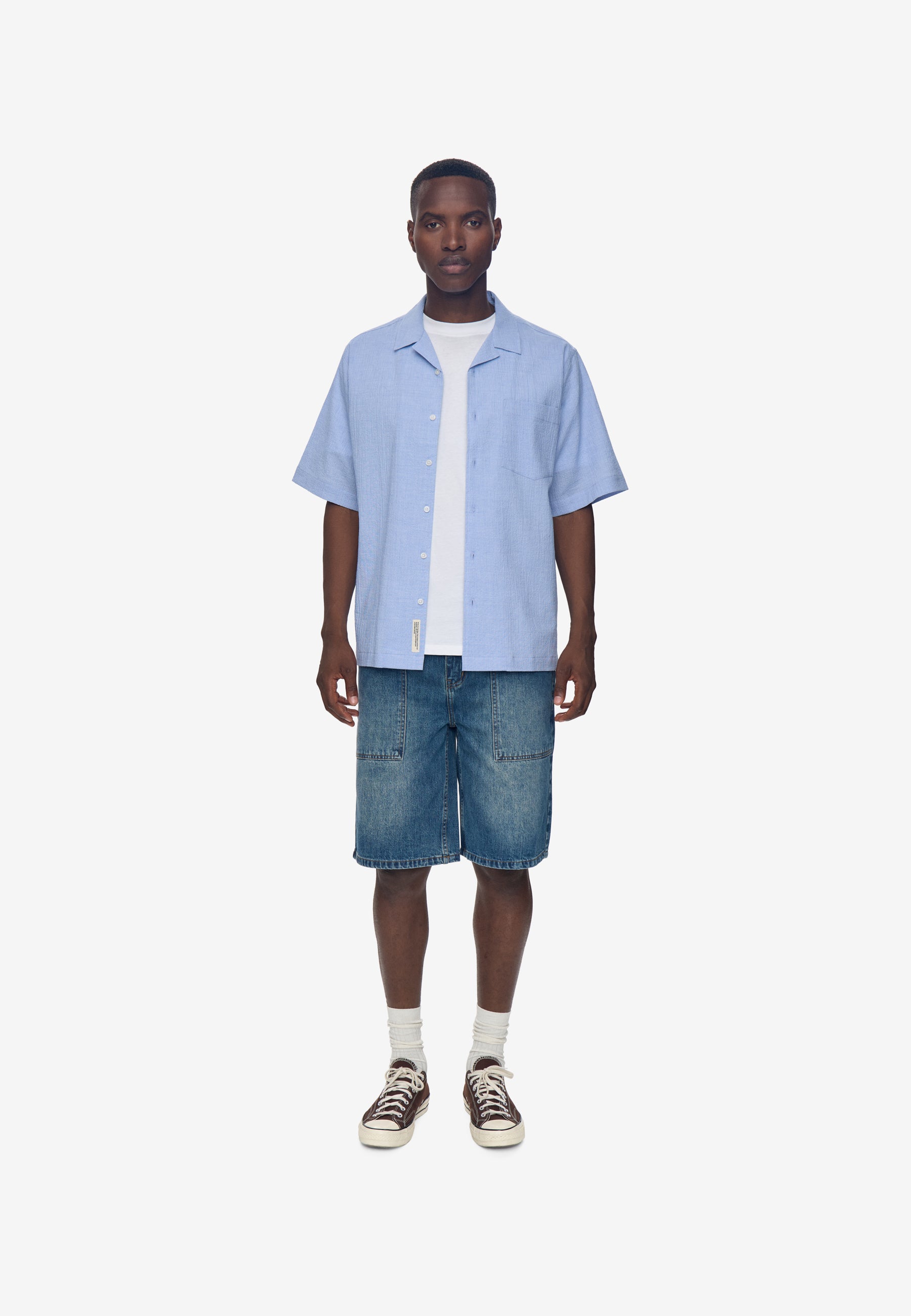 minimum male Hayden reg ss shirt 4664 Short Sleeved Shirt 4127 Heritage blue