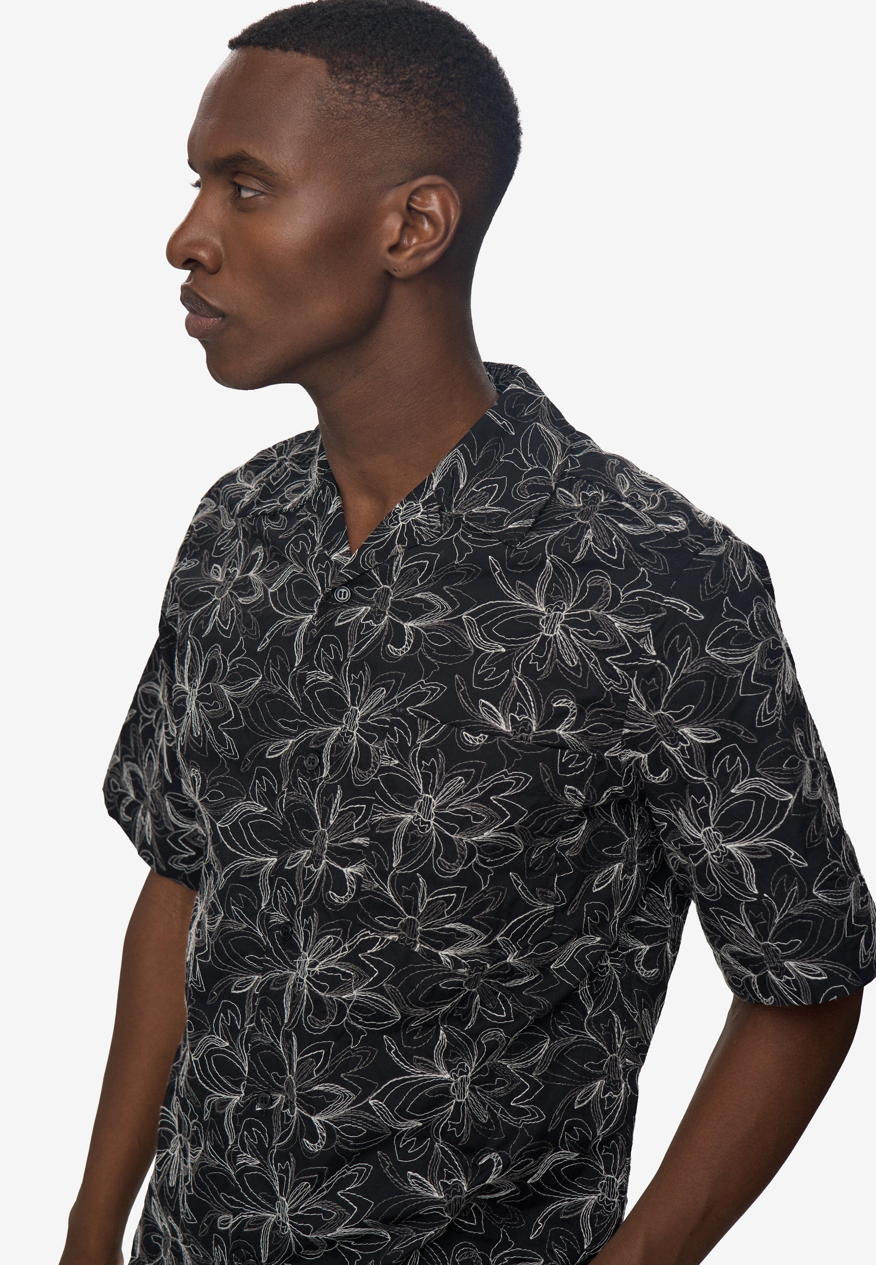 minimum male Hayden reg ss shirt 4690 Short Sleeved Shirt 999 Black