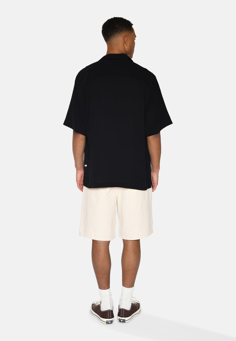 minimum male Hayden short sleeved shirt 4116 Short Sleeved Shirt 999 Black
