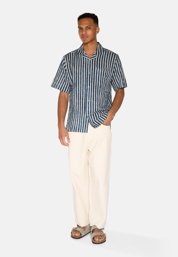 minimum male Hayden short sleeved shirt 4144 Short Sleeved Shirt 3922 Sky Captain