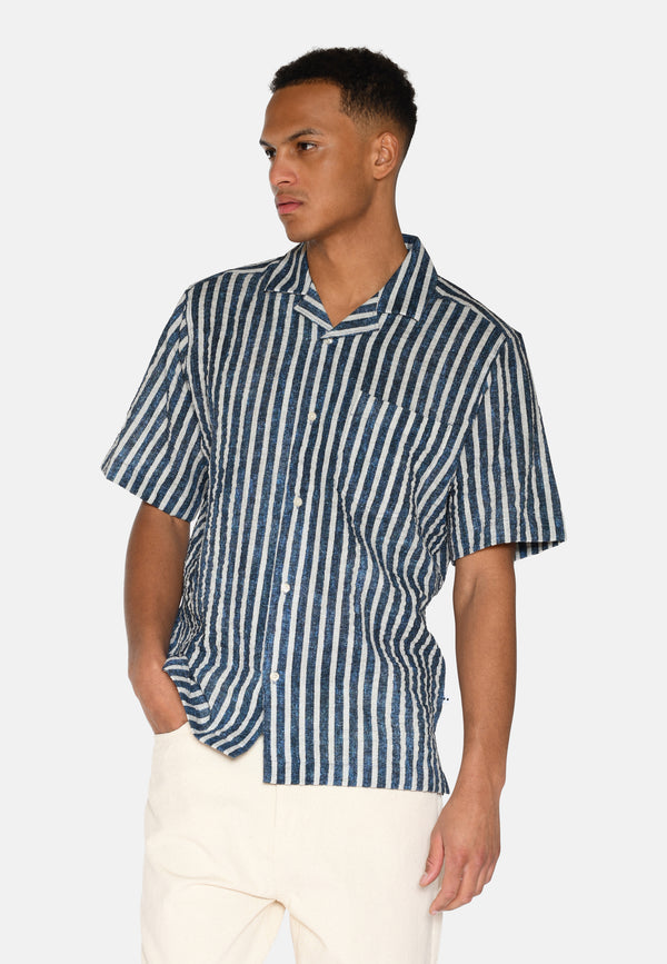 minimum male Hayden short sleeved shirt 4144 Short Sleeved Shirt 3922 Sky Captain