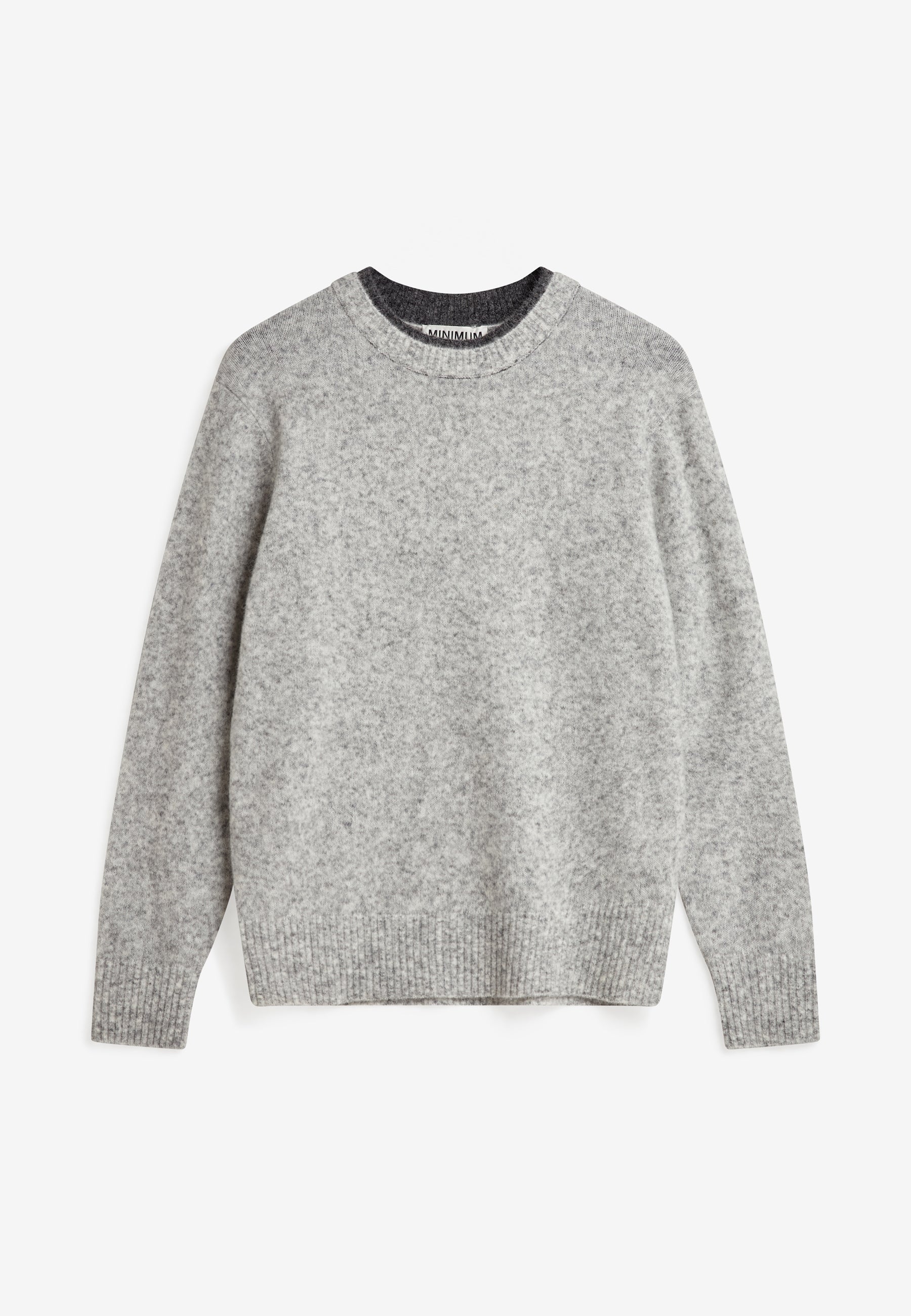 minimum male Henry sweater 4782 Jumper 4705 Gray Illusions