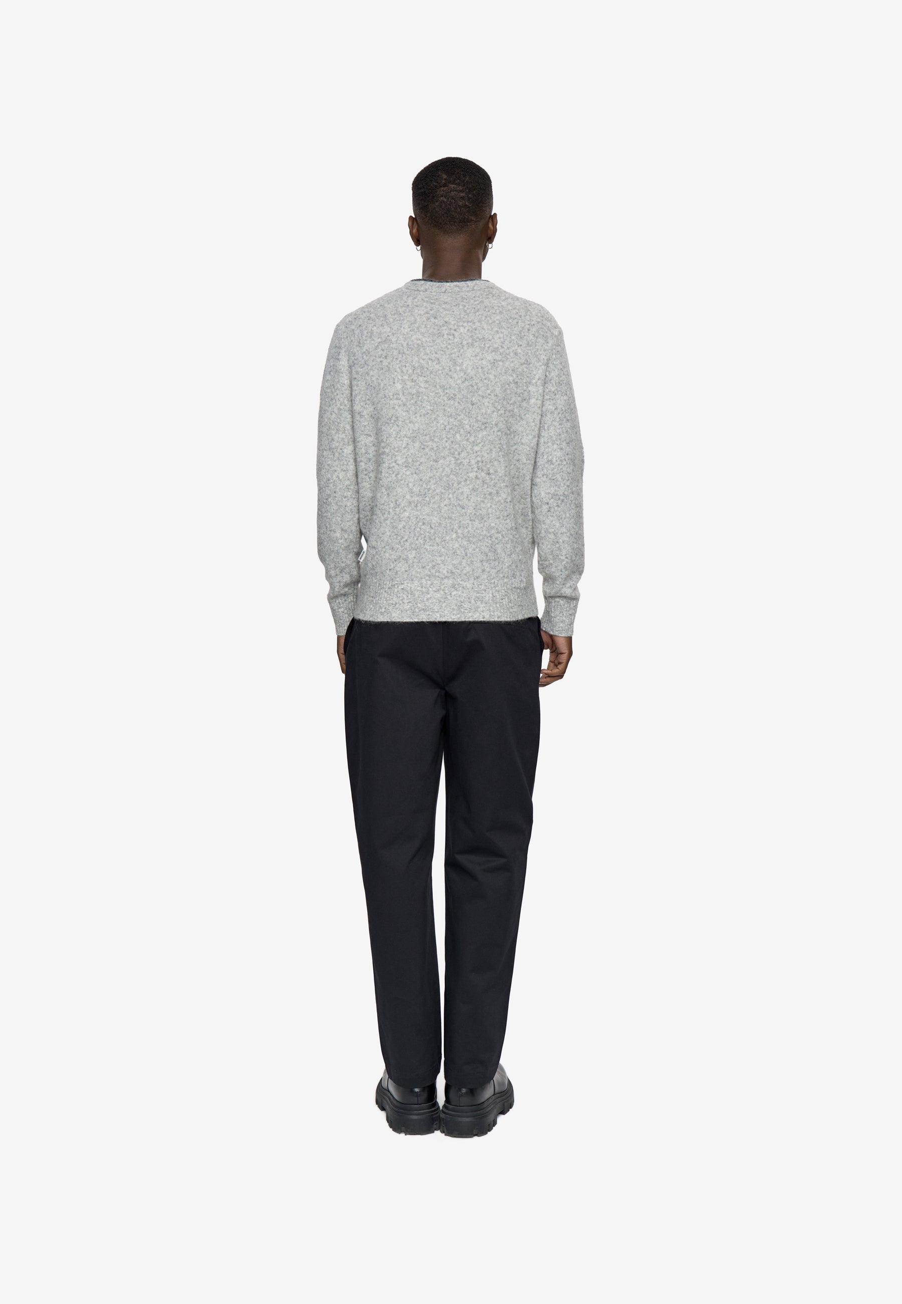 minimum male Henry sweater 4782 Jumper 4705 Gray Illusions