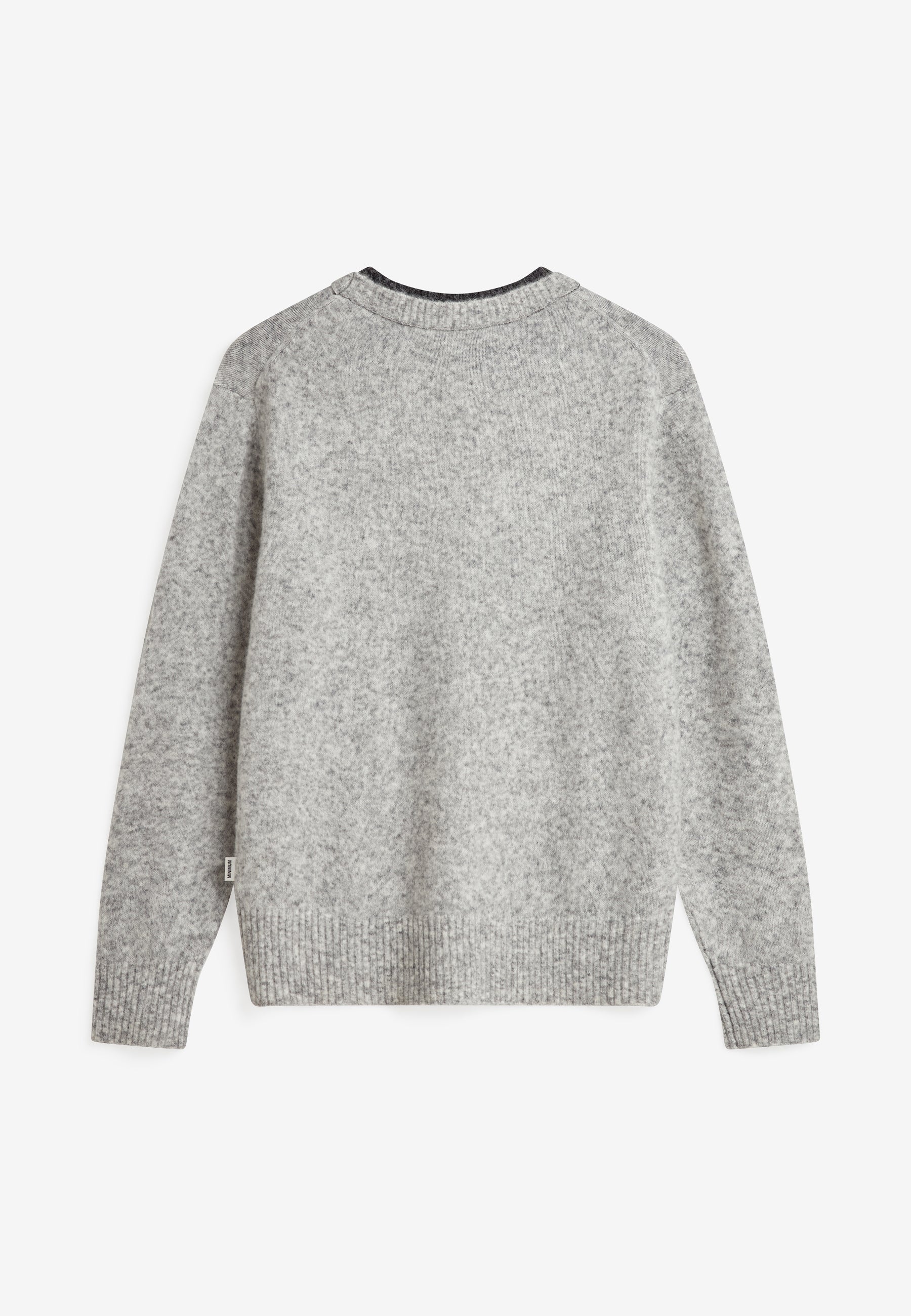 minimum male Henry sweater 4782 Jumper 4705 Gray Illusions