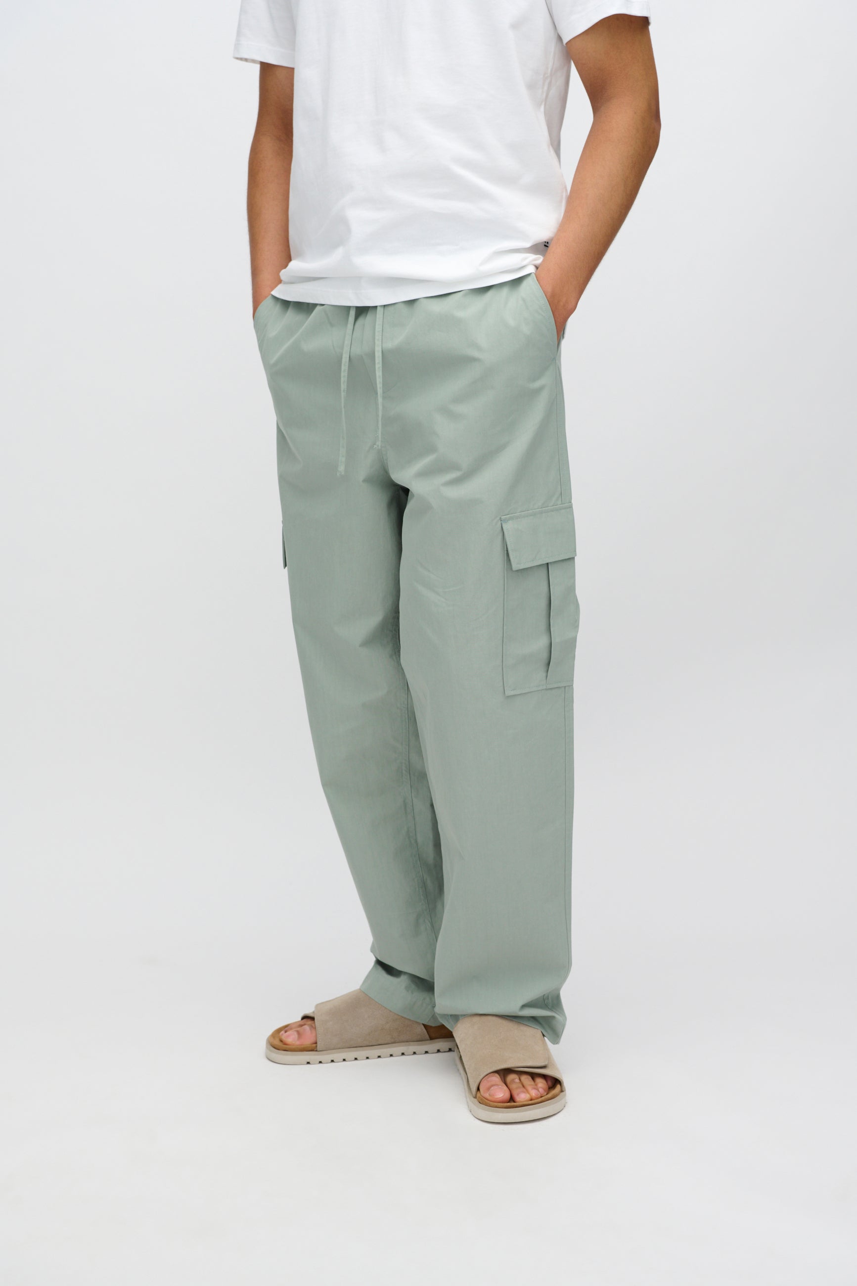 minimum male Huxley relaxed cargo pants 4233 Casual Pants 5808 Iceberg Green