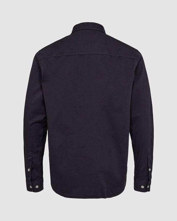 minimum male Jack 3025 Shirt Long Sleeved Shirt 3831 Maritime Blue