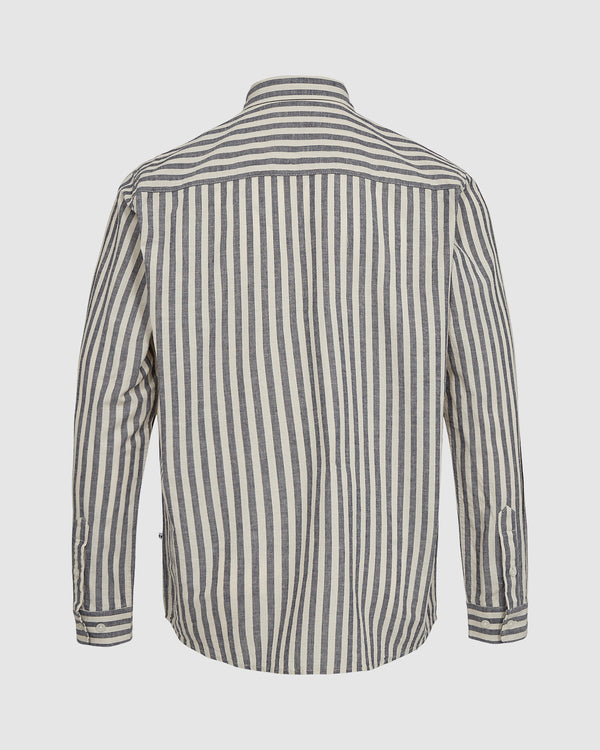 minimum male Jack 3070 Shirt Long Sleeved Shirt 687 Navy Blazer