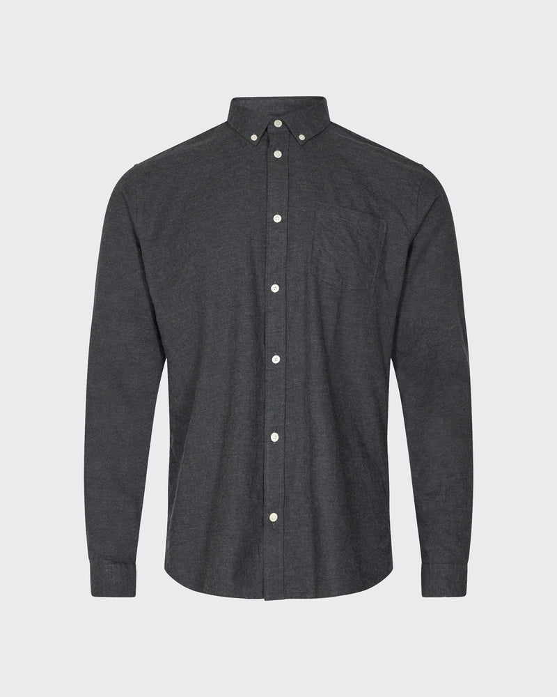 minimum male Jay 3.0 0063 Shirt Long Sleeved Shirt 9005M Carbon Melange