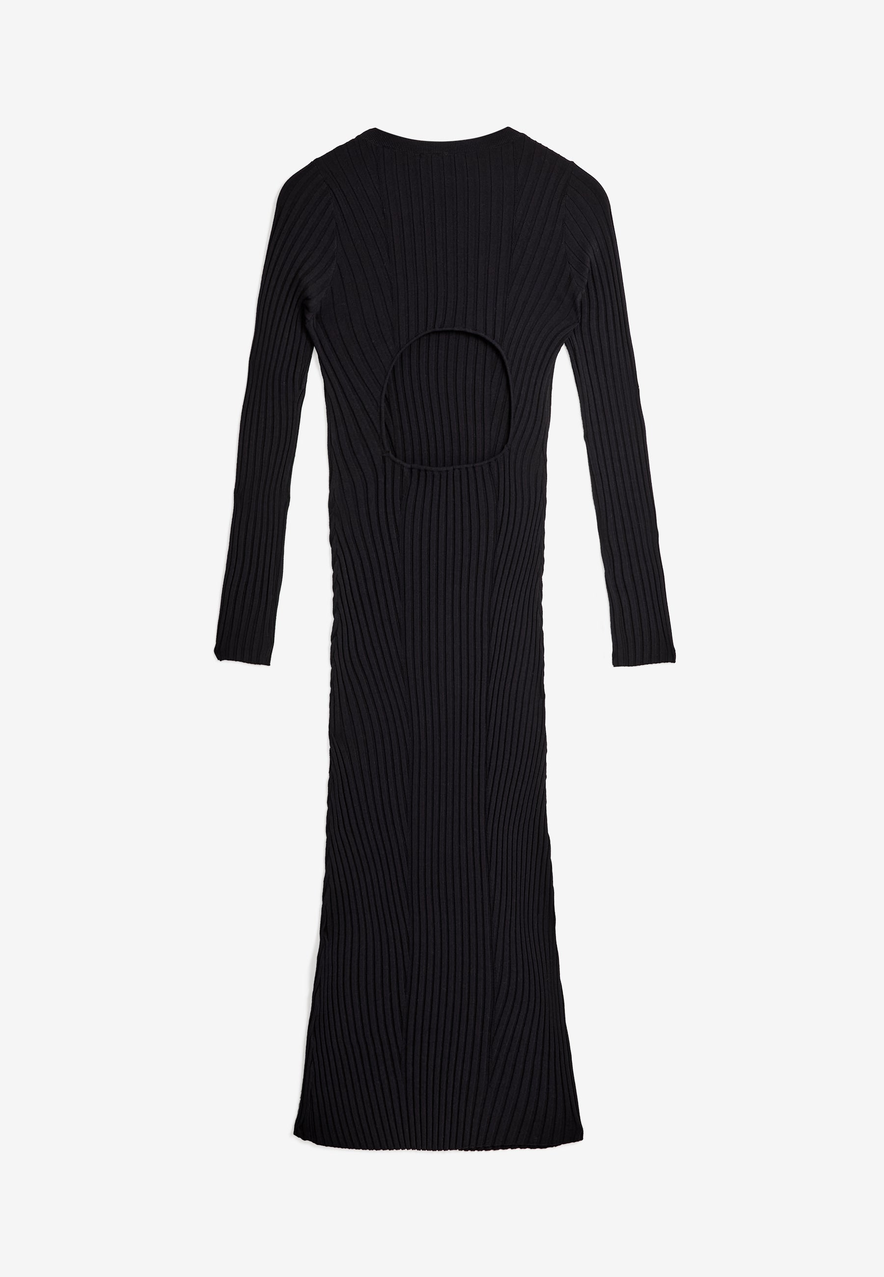 minimum female Jenna ls midi dress 4888 Midi Dress 999 Black