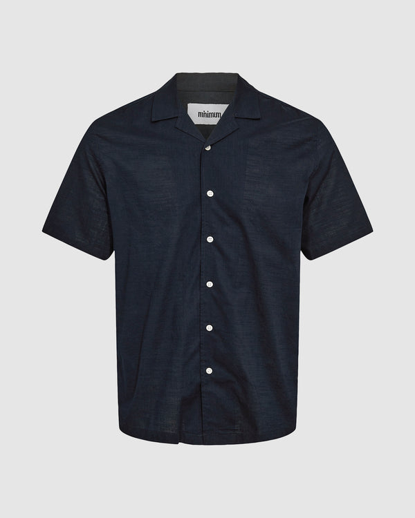 minimum male Jole 3095 Shirt Short Sleeved Shirt 687 Navy Blazer