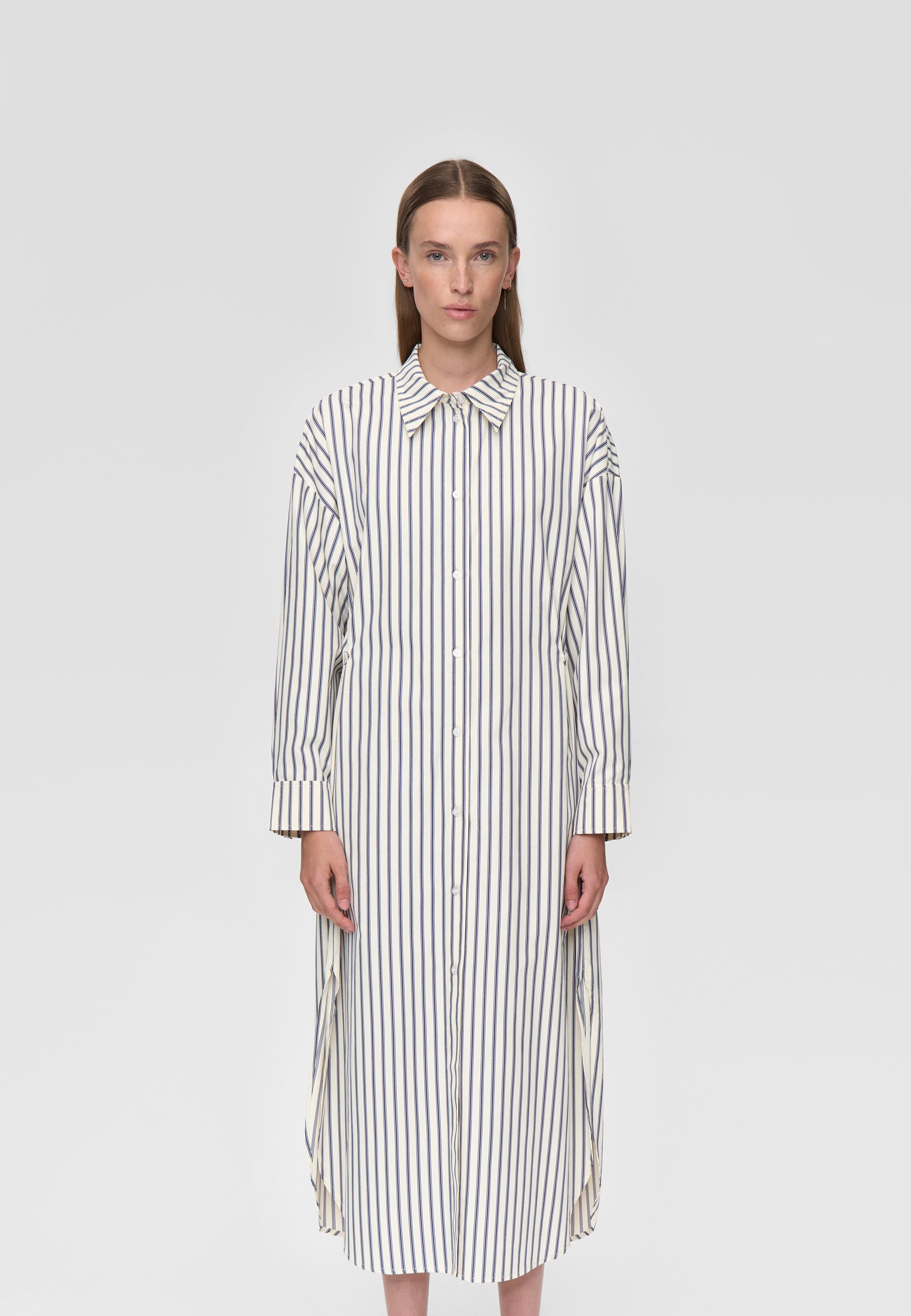 minimum female June shirt dress 4566 Midi Dress 3922 Sky Captain