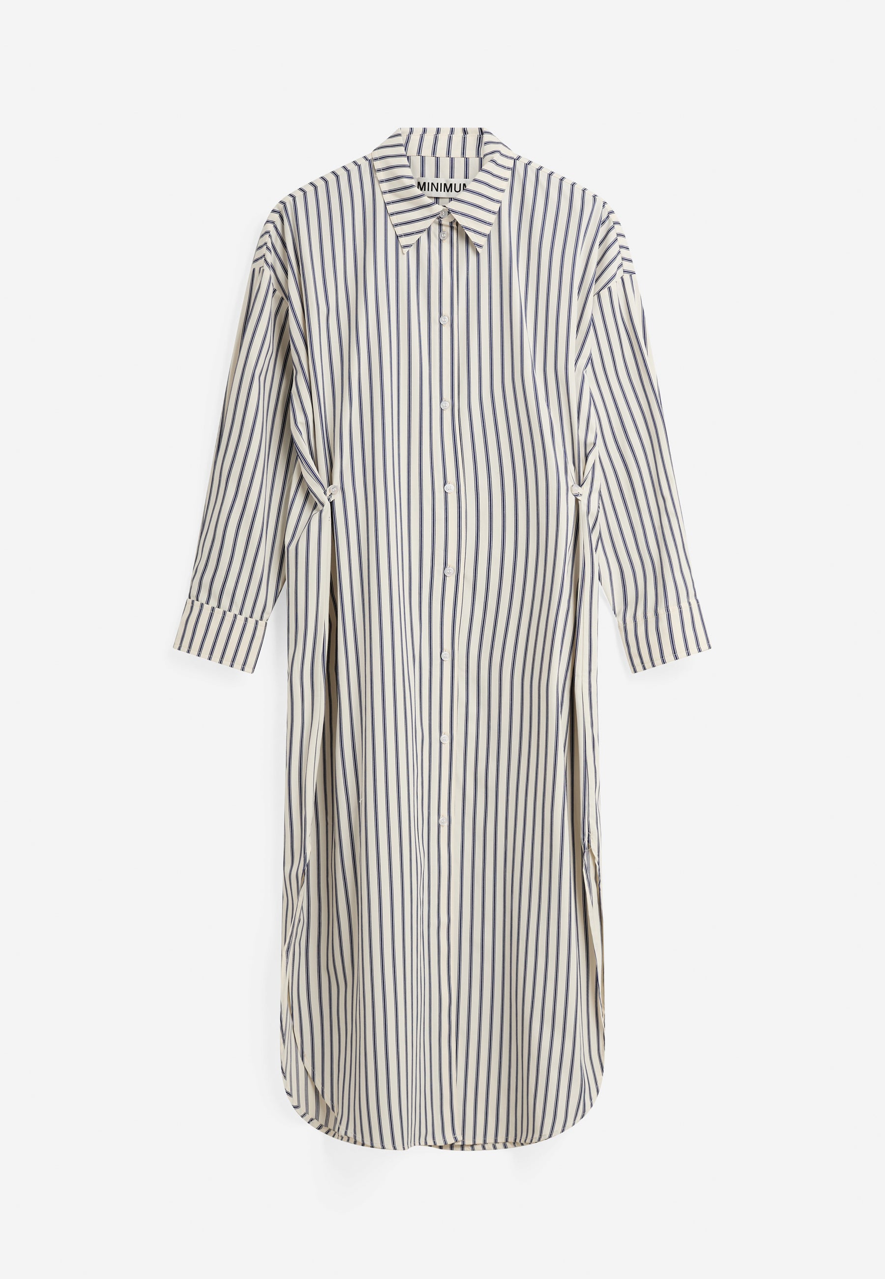 minimum female June shirt dress 4566 Midi Dress 3922 Sky Captain