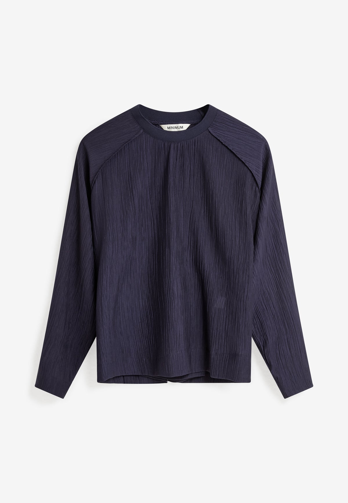 minimum female Kaisa ls blouse 4587 Long Sleeved Blouse 3922 Sky Captain