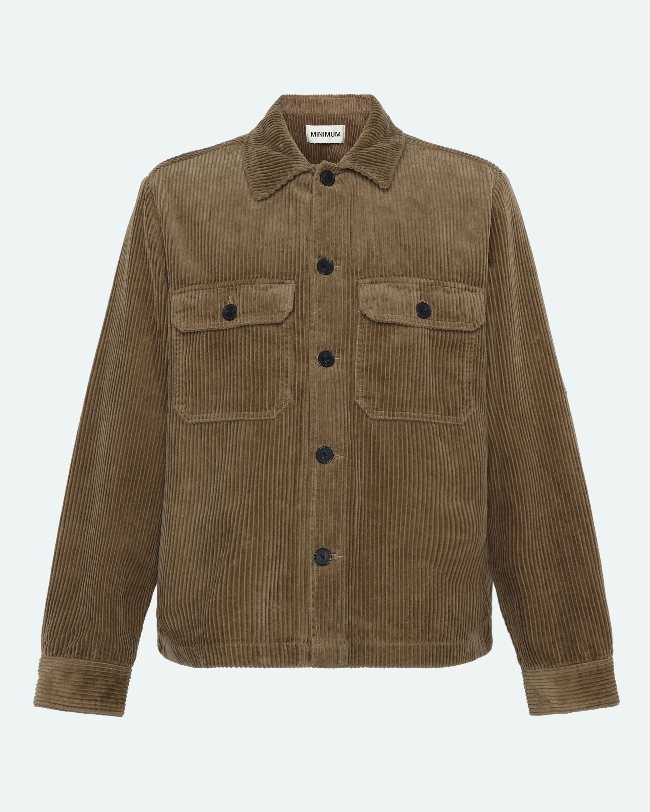 minimum male Kaison 9133 Overshirt Overshirt 1815 Shitake