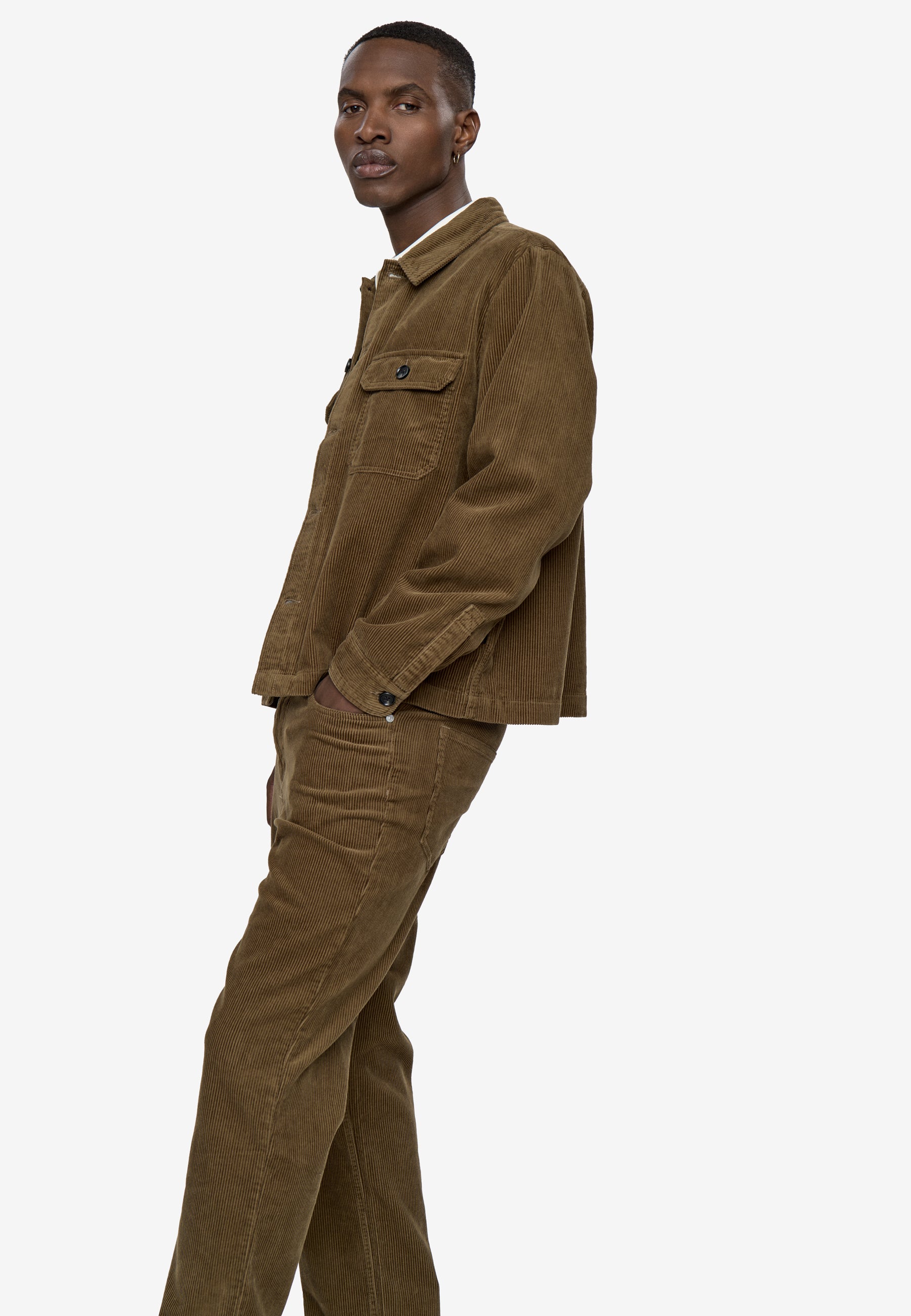 minimum male Kaison rlx ls shirt 4883 Overshirt 1815 Shitake