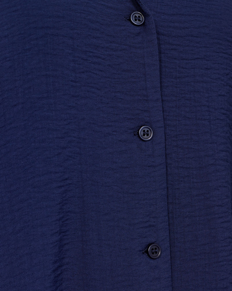 minimum female Karenlouise 3077 Shirt Short Sleeved Shirt 3933 Medieval Blue