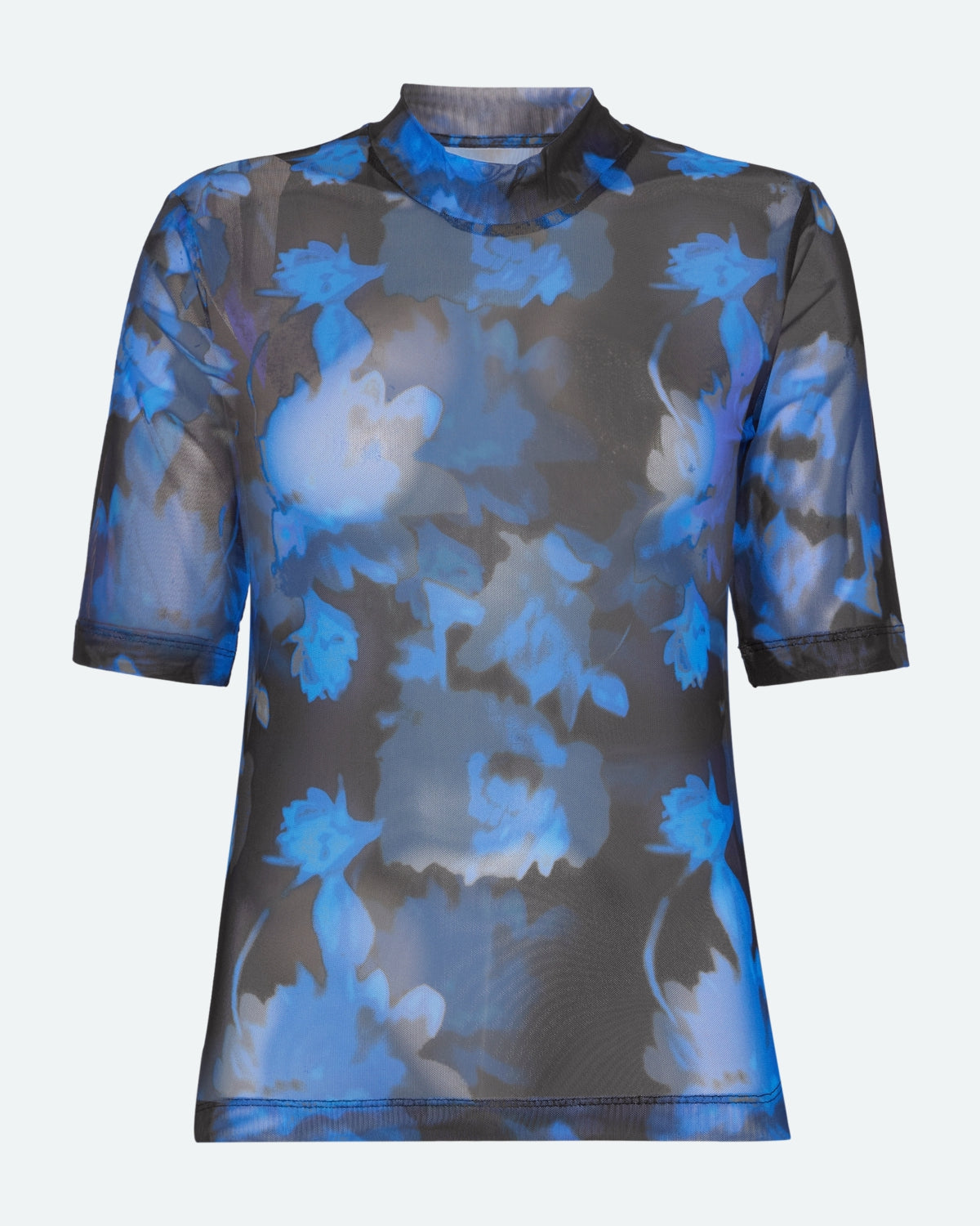 minimum female Kaysa mesh t-shirt 4154 Short Sleeved T-shirt 4140 French Blue