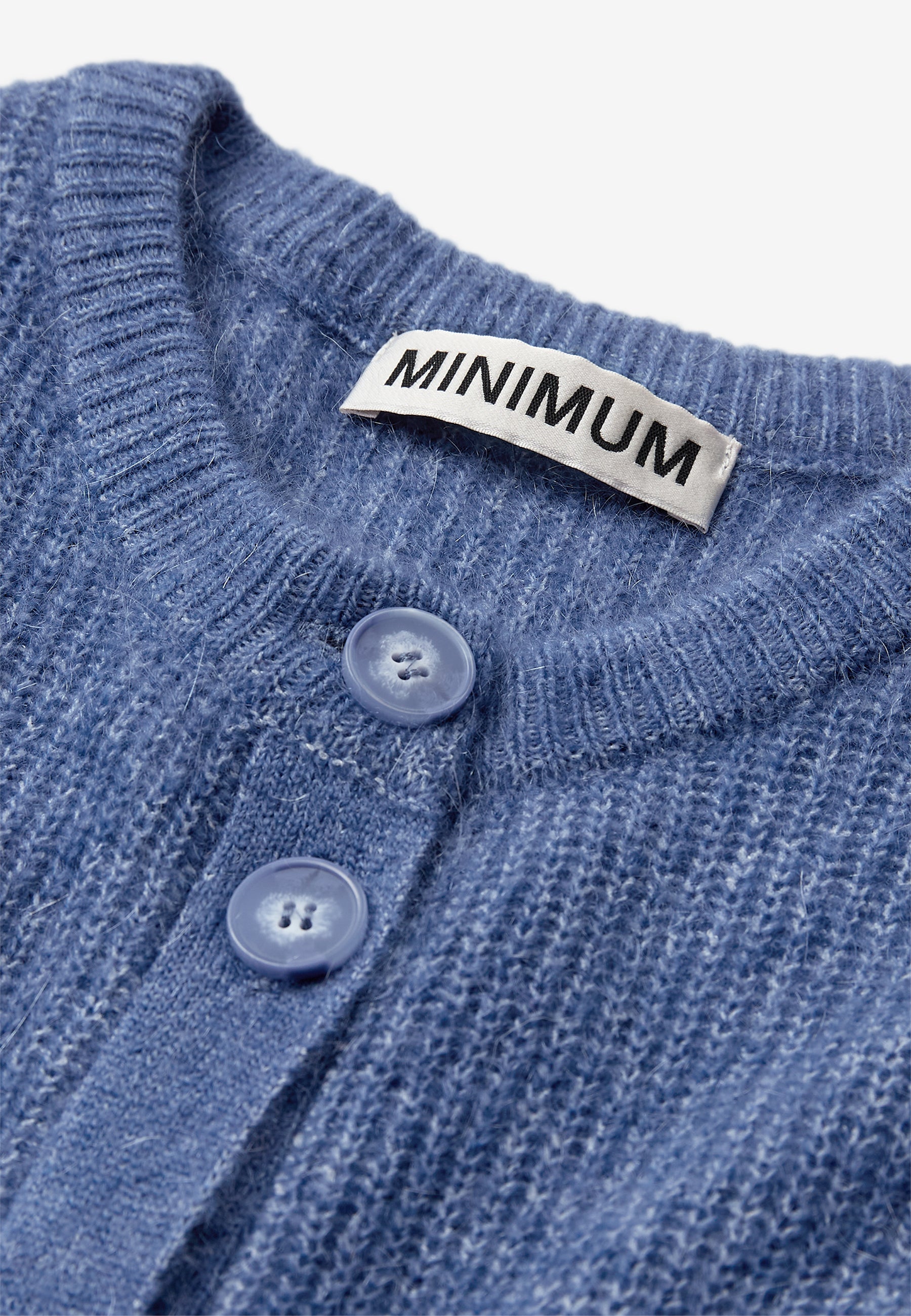 minimum female Kora cardigan 9965 Cardigan 3929 Blue Horizon
