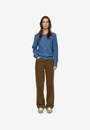 minimum female Kora cardigan 9965 Cardigan 3929 Blue Horizon