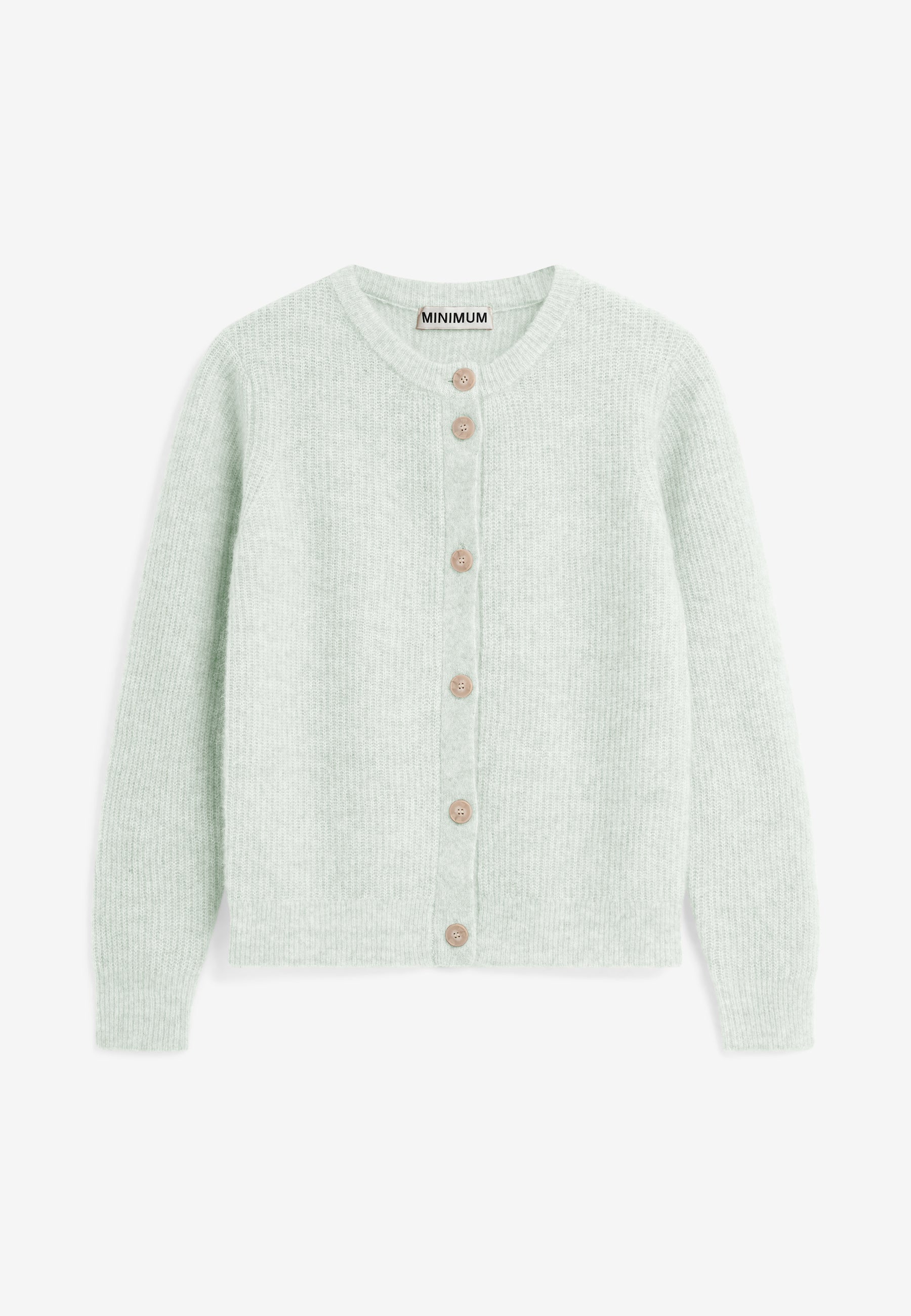minimum female Kora cardigan 9965 Cardigan 5204 Morning Mist