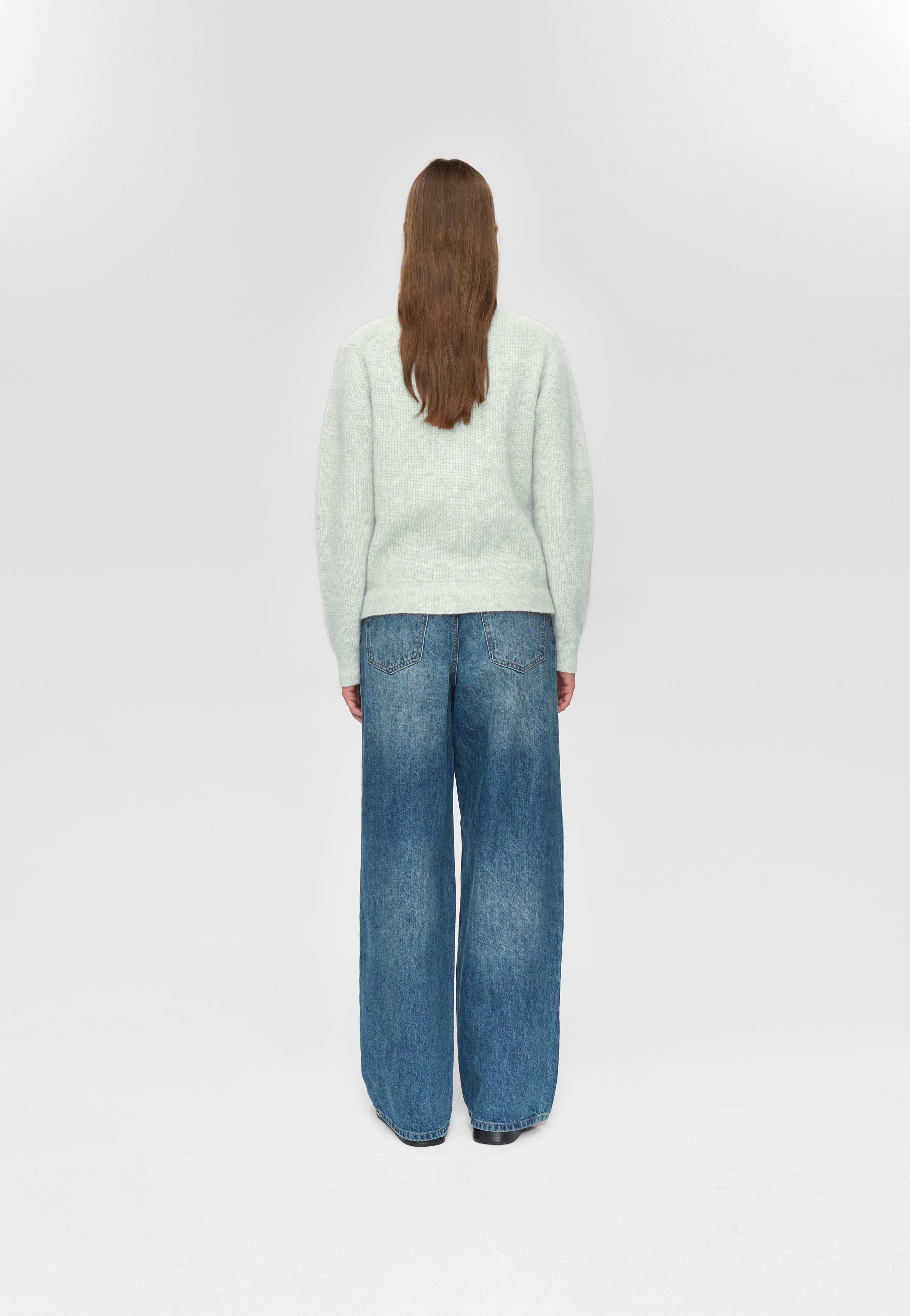 minimum female Kora cardigan 9965 Cardigan 5204 Morning Mist