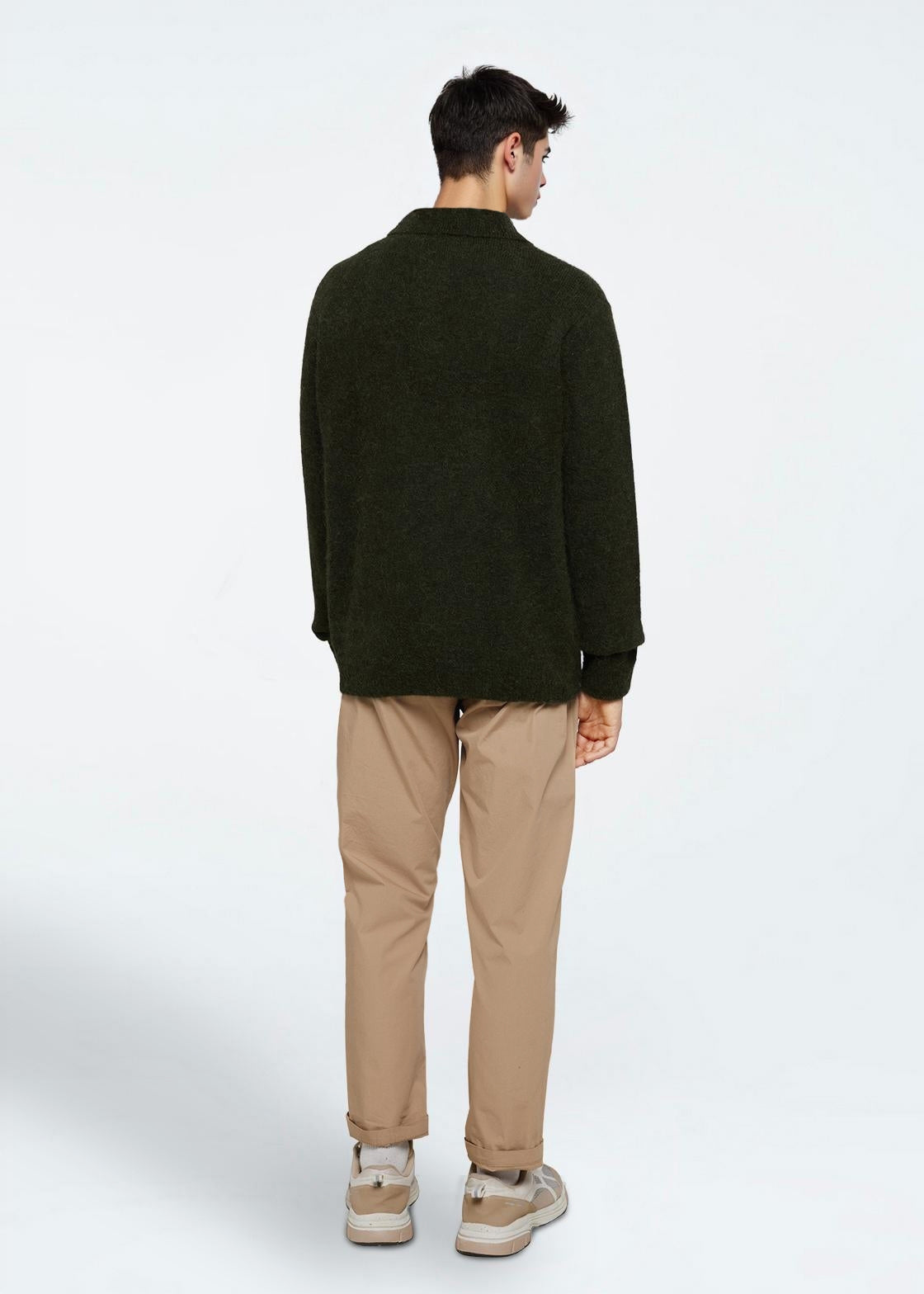 minimum male Kylo LS 3917 Knit Polo 715 Rosin