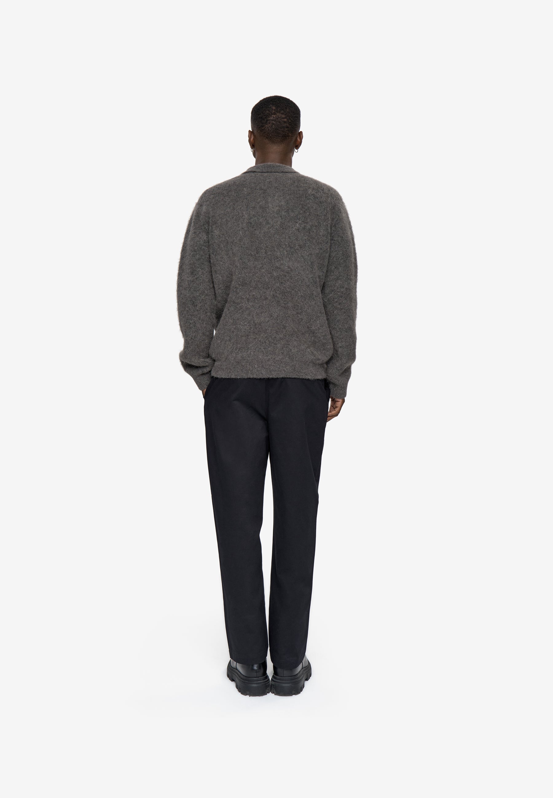 minimum male Kylo ls knit polo 3917 Polo 1912 Volcanic Ash
