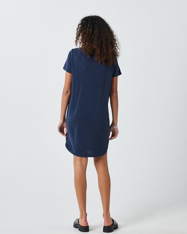 minimum female Larah 2.0 0281 Dress Short Dress 687 Navy Blazer