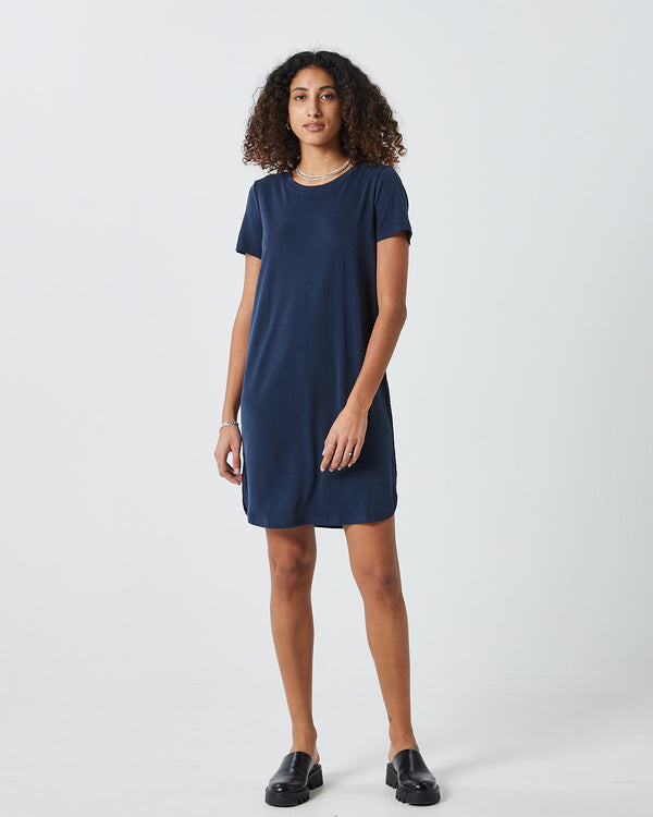 minimum female Larah 2.0 0281 Dress Short Dress 687 Navy Blazer