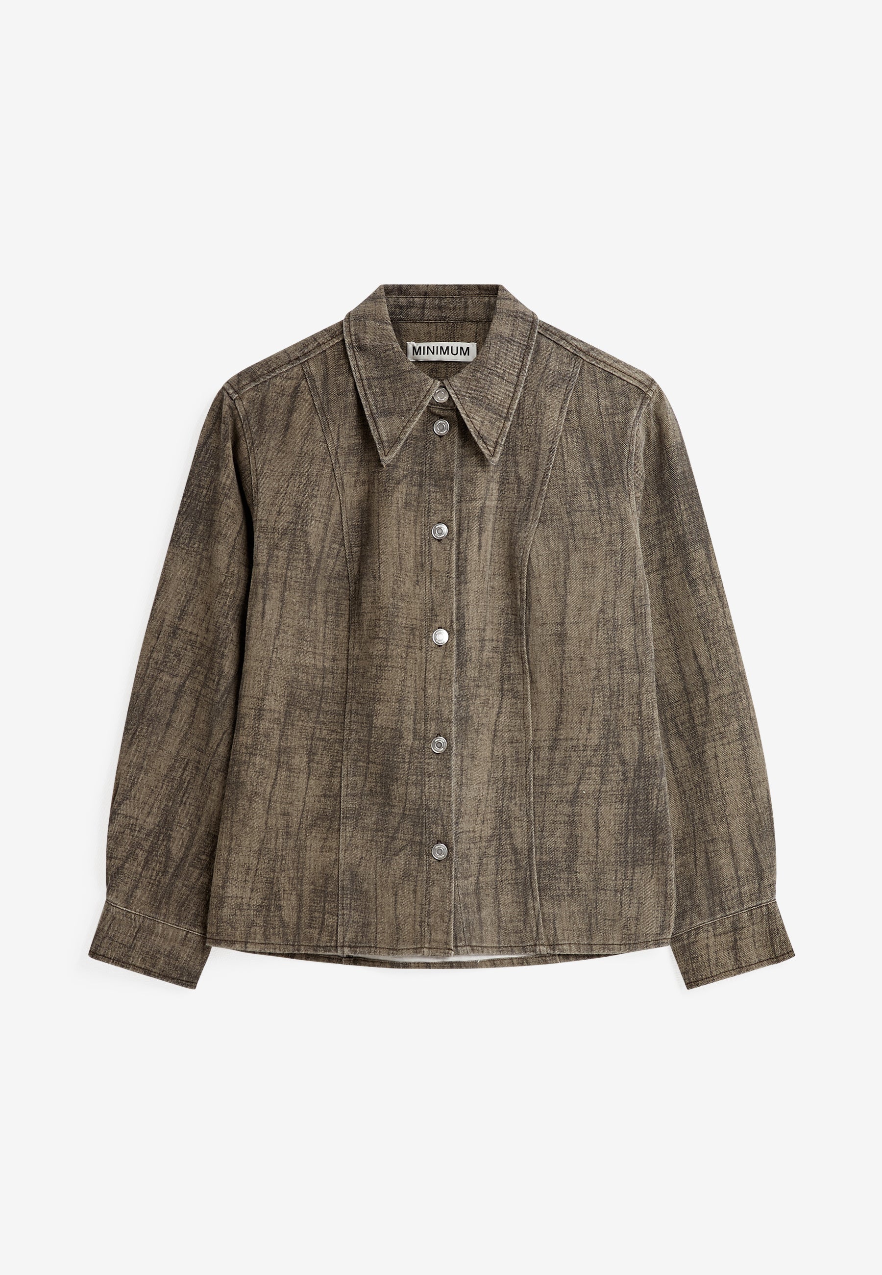 minimum female Layenne ls shirt 4838 Long Sleeved Shirt 1815 Shitake