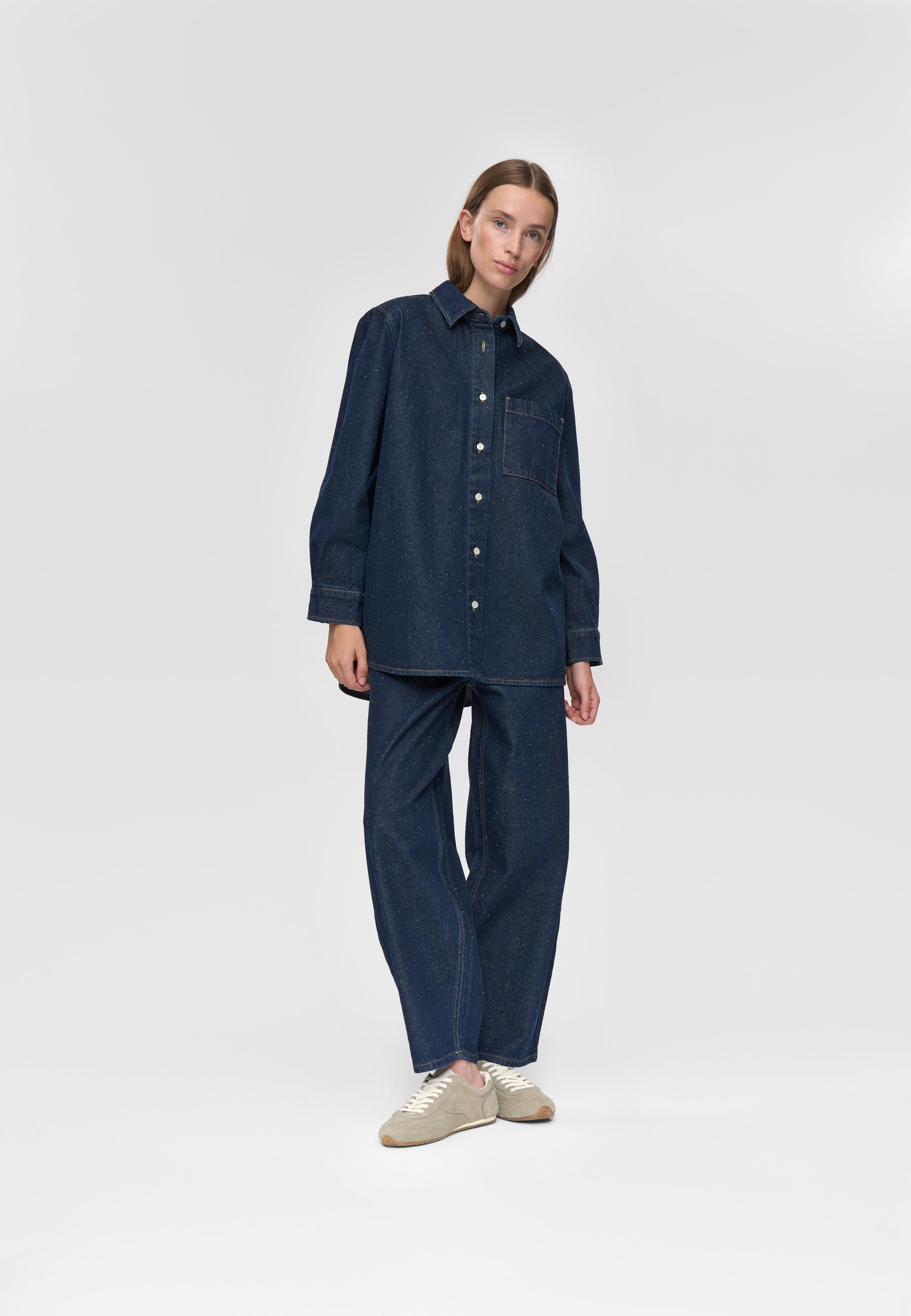 minimum female Layne shirt 4574 Long Sleeved Shirt 3922 Sky Captain