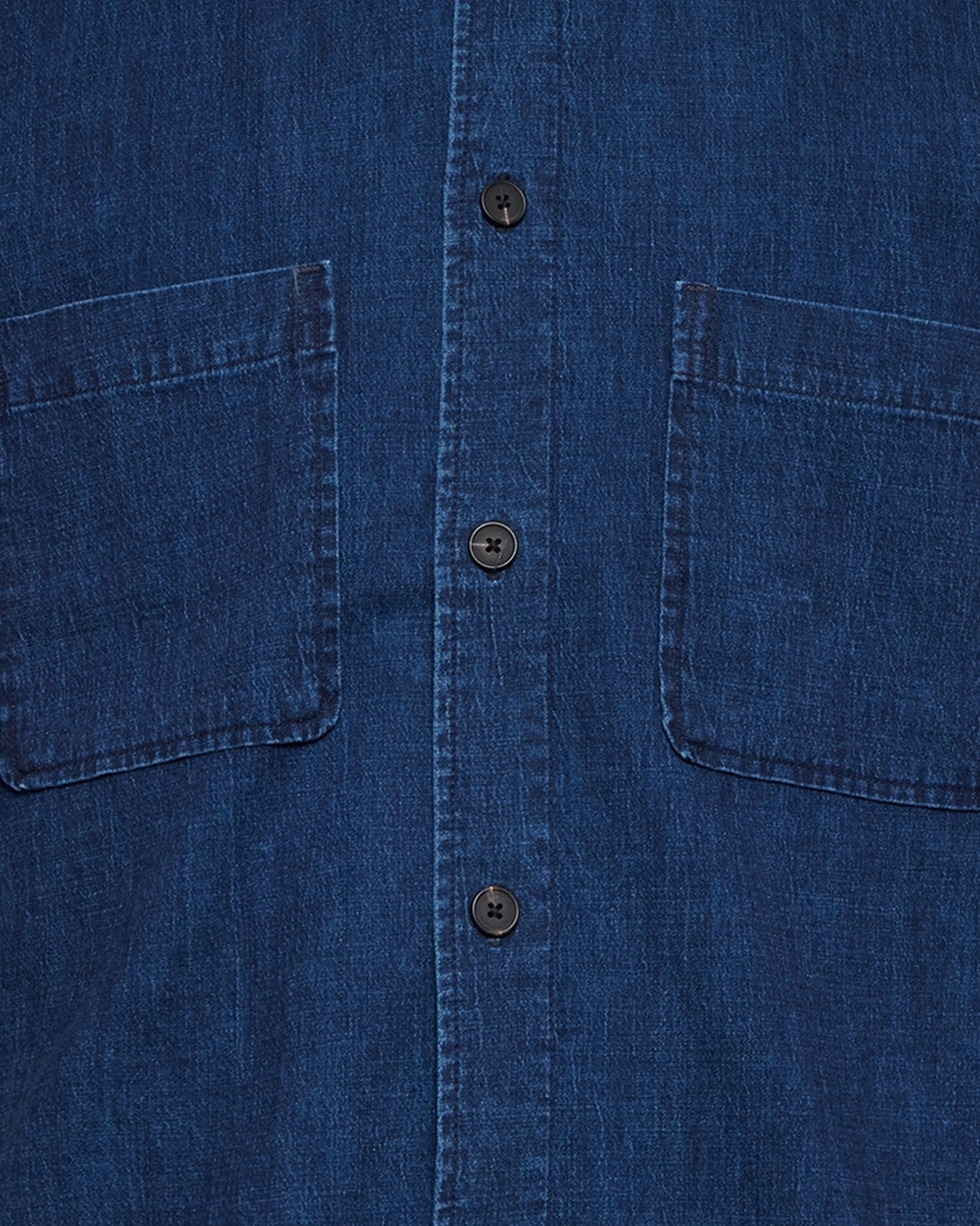 minimum male Lennon short sleeved shirt in linen blend 4239 Short Sleeved Shirt 3922 Sky Captain