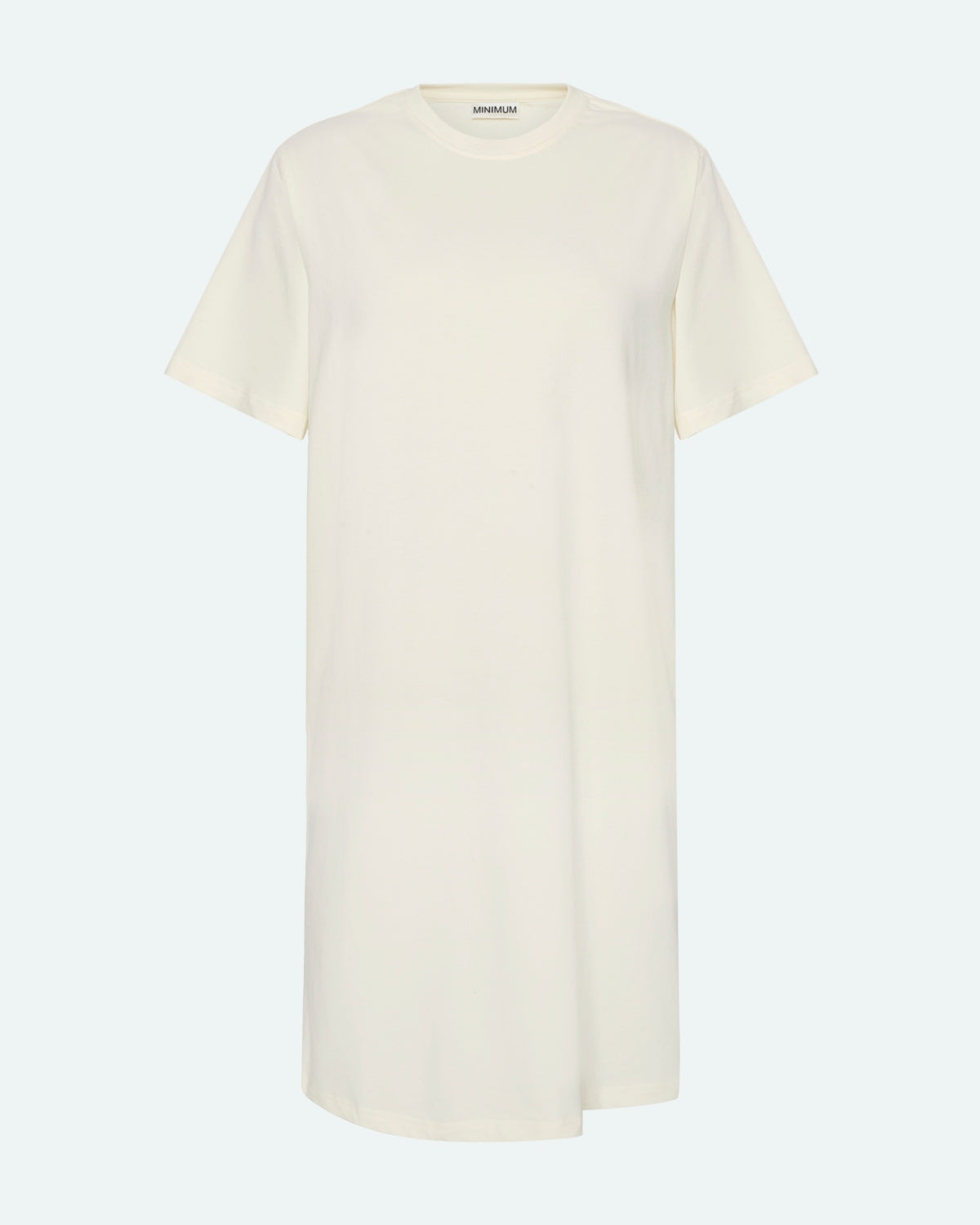 minimum female Lida t-shirt dress 4249 GOTS Short Dress 0608 Coco Milk