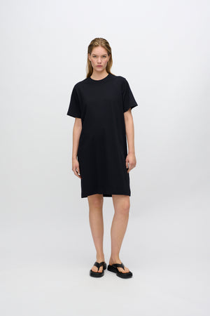 minimum female Lida t-shirt dress 4249 GOTS Short Dress 999 Black