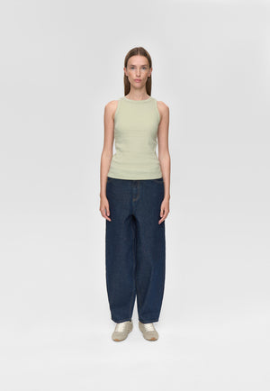 minimum female Lila tank top 4226 GOTS Gilet 0110 Desert Sage