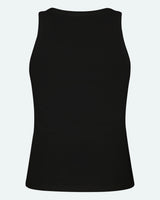 minimum female Lila tank top 4226 GOTS Gilet 999 Black