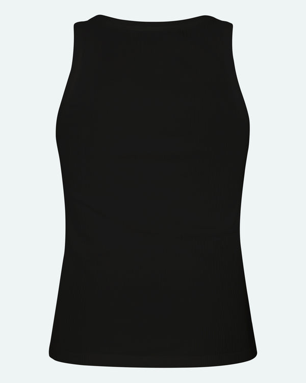 minimum female Lila tank top 4226 GOTS Gilet 999 Black