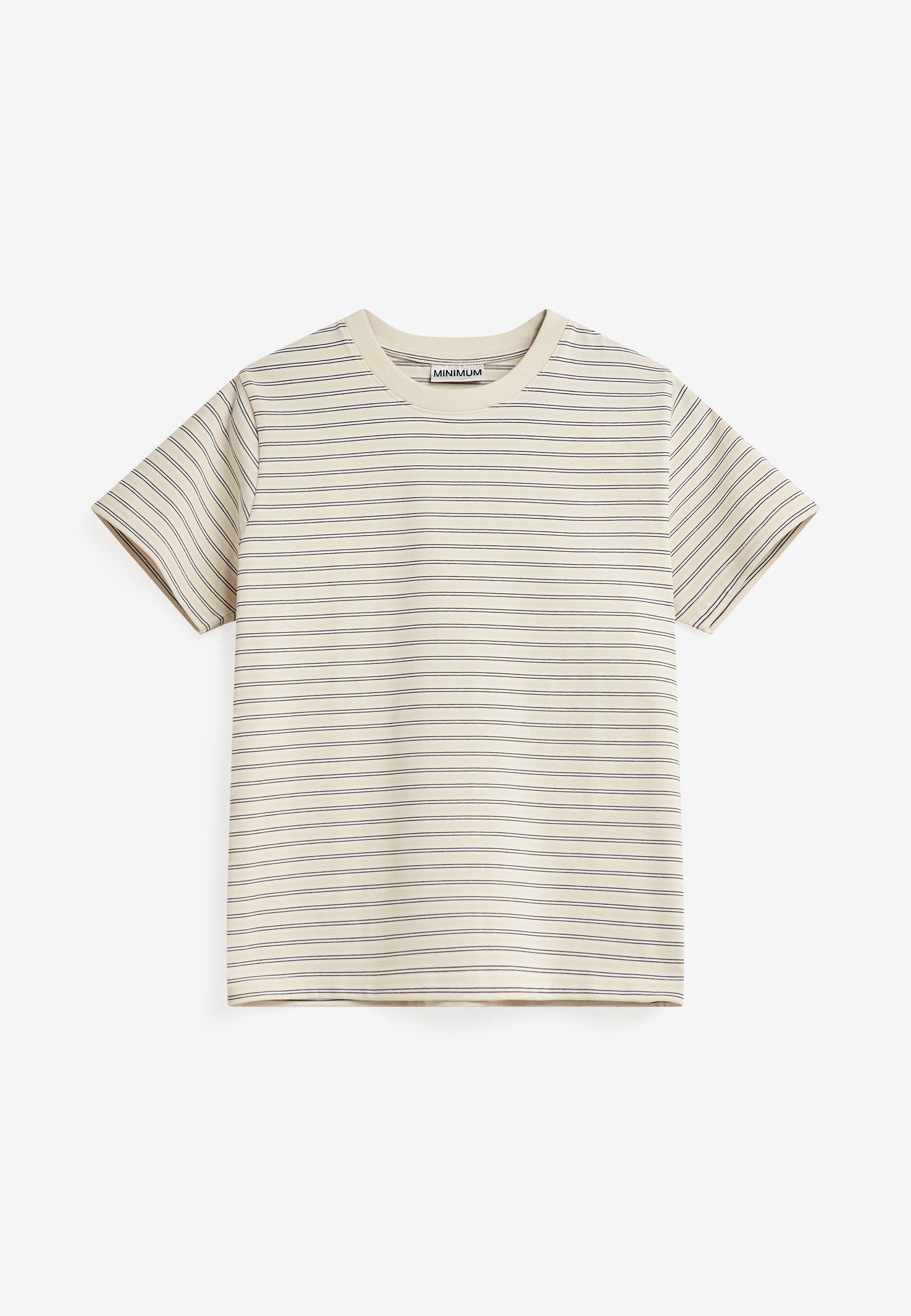 minimum female Lilou ss t-shirt 4791 Short Sleeved T-shirt 0711 Putty